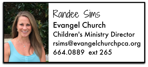 Randee Sims Evangel Church Children's Director